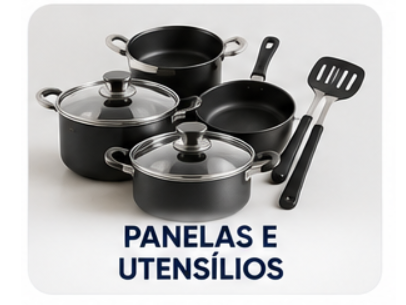 Panelas e Utensílios - Equipamentos de Cozinha para Cozinhar com Praticidade