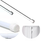 Tubo Barra Extensível Ajustável Cortina Box De Banheiro 0,90 a 1,40 - lgjlimacomercio