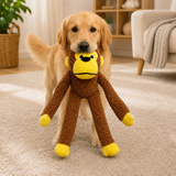 Brinquedo Pet Macaco Pelúcia com Apito 45cm