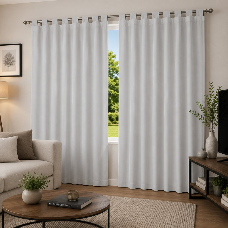 Cortina Blackout Película Cinza 280x240cm - lgjlimacomercio