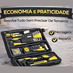 Kit ferramentas Black Bull 200 peças para reparos domésticos | Lgjlima Comercio