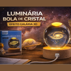 Bola de cristal LED Petrin tema galáxia e saturno sortido | Lgjlima Comercio