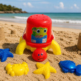 Kit Baldinho Tartaruga Infantil 8 Peças Praia Areia Sortido