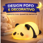 Abajur infantil Panda LED silicone luz suave e segura | Lgjlima Comercio