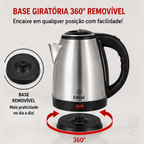 Chaleira Elétrica 1.8Lts 1000W 127V Inox - lgjlimacomercio