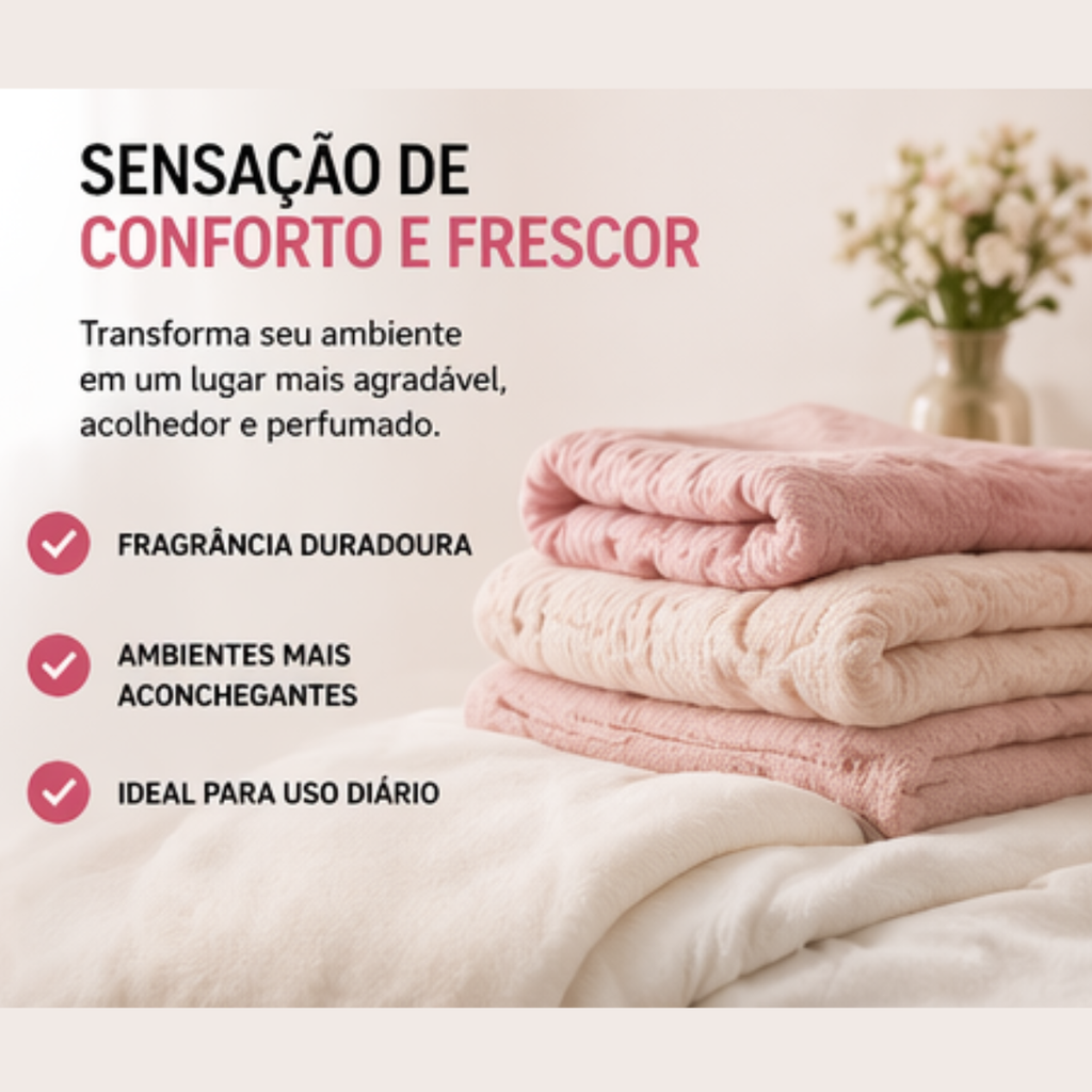 Spray para tecido Senamax 500ml perfuma lençóis e roupas | Lgjlima Comercio