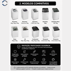 Capa Máquina Lavar Forrada PVC G Preta Abertura Superior