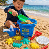 Kit Praia Infantil Balde Castelo Areia Acessórios Criança