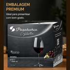 Taças de cristal 615ml Fratelli bojo amplo para vinho tinto | Lgjlima Comercio