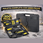 Ferramentas Black Bull 200 peças metal e plástico resistente | Lgjlima Comercio