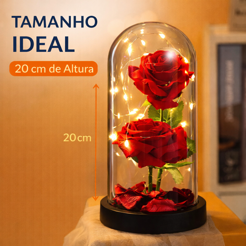 Luminária decorativa rosa encantada desligada objeto decorativo | Lgjlima Comercio