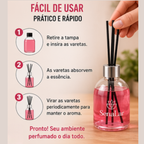 Difusor Senalar 250ml design elegante cor rosa | Lgjlima Comercio