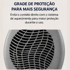 Aquecedor Elétrico Portátil 1000W 127V Ventilação Ar Startools - lgjlimacomercio