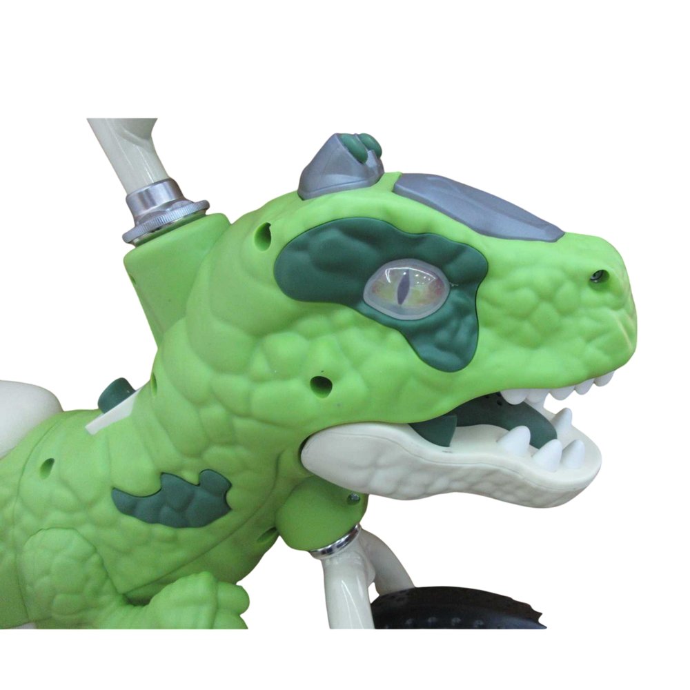 Bicicleta Equilíbrio Infantil Dinossauro T Rex Aro 12 Verde