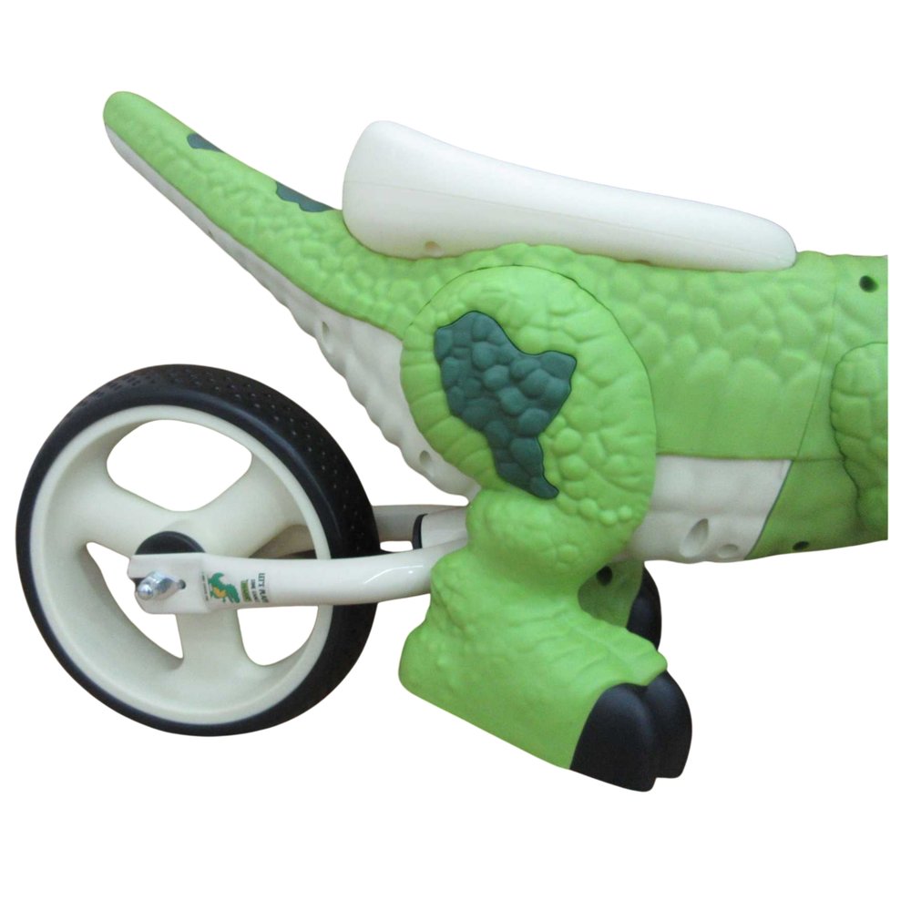 Bicicleta Equilíbrio Infantil Dinossauro T Rex Aro 12 Verde