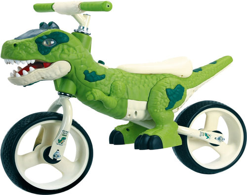 Bicicleta Equilíbrio Infantil Dinossauro T Rex Aro 12 Verde