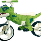 Bicicleta Equilíbrio Infantil Dinossauro T Rex Aro 12 Verde