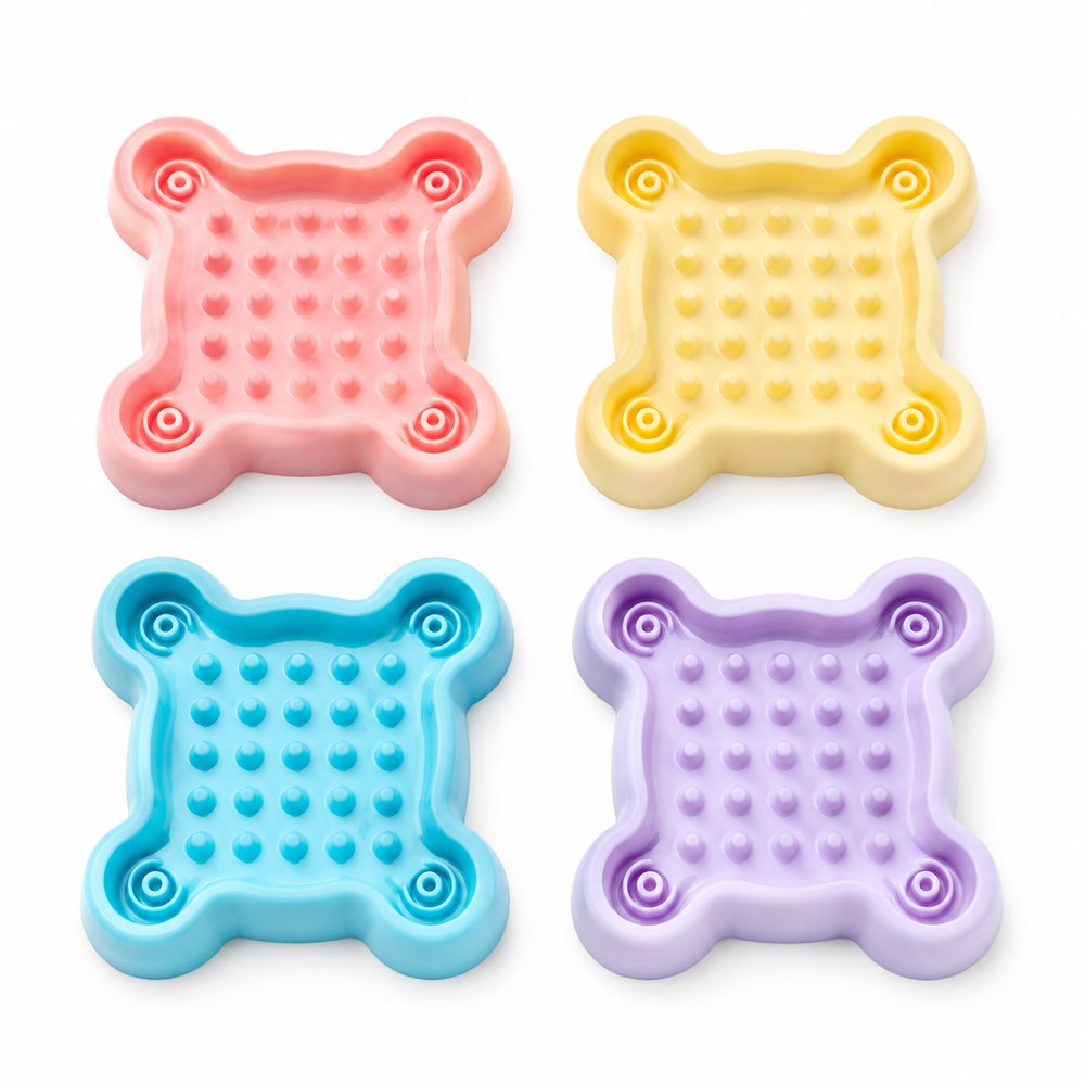 Comedouro Lento Cachorro Anti Engasgo Ração Pet 19,5cm
