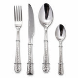 Conjunto de Talheres com 24 Peças em Inox