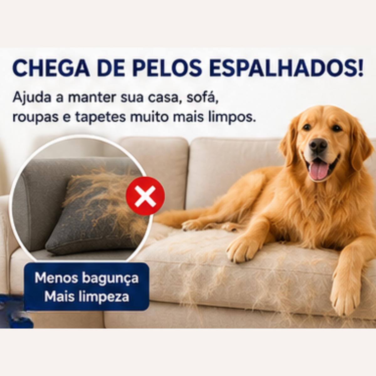 Luva Escova Pet Remove Pelos Cachorro Gato Massageadora