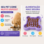 Comedouro Lento Cachorro Anti Engasgo Ração Pet 19,5cm
