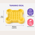 Comedouro Lento Cachorro Anti Engasgo Ração Pet 19,5cm