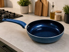Frigideira Antiaderente Cerâmica 24cm Fratelli Azul Indução
