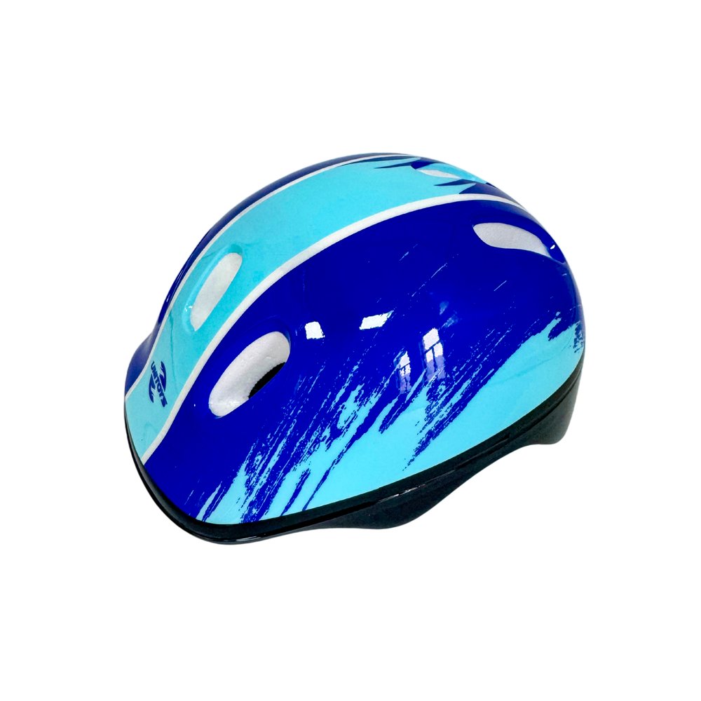 Kit Capacete Infantil Proteção 7 Peças Bike Skate -  Azul