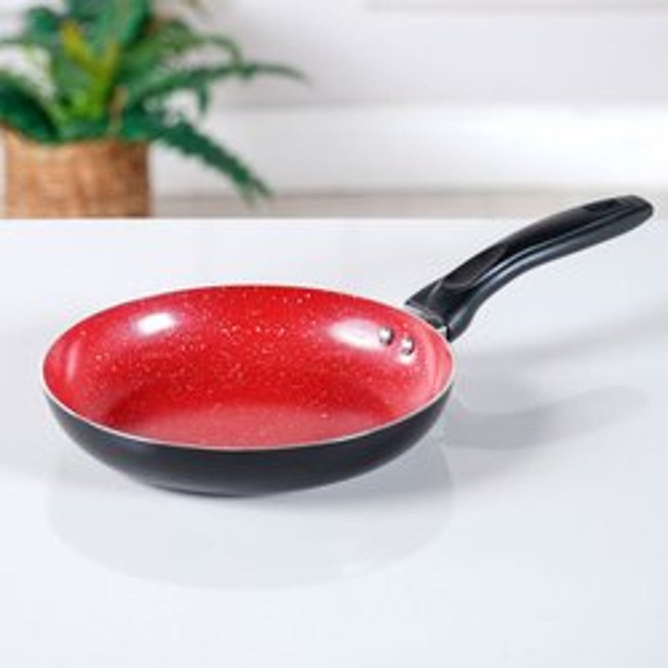 Frigideira Cerâmica 22cm Antiaderente Fratelli Black Red Max Chef | Lgjlima Comercio
