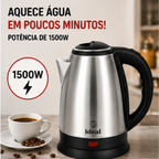 Chaleira Elétrica 1.8Lts 1500W 220V Inox - lgjlimacomercio
