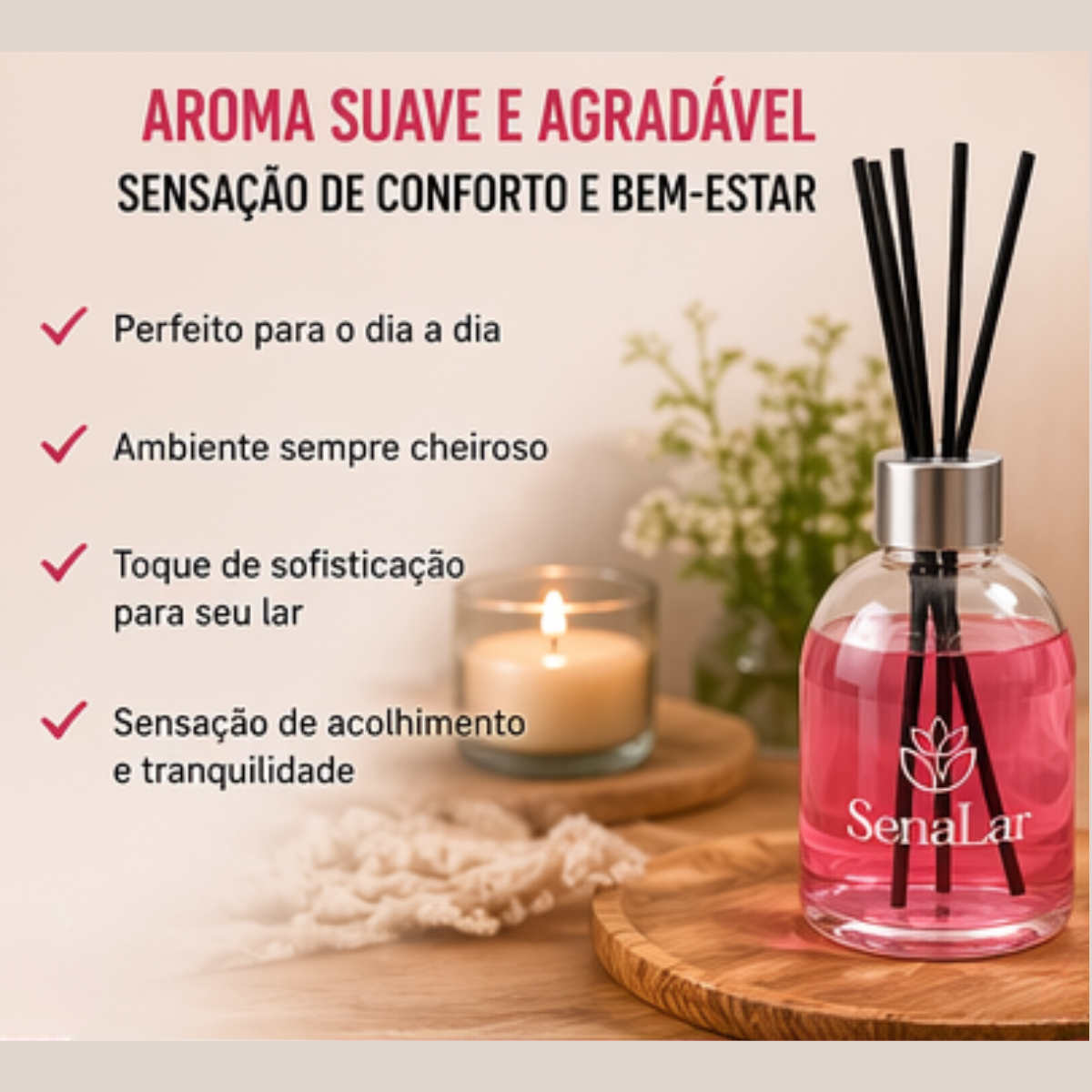 Difusor de ambiente Senalar difusão contínua e uniforme | Lgjlima Comercio