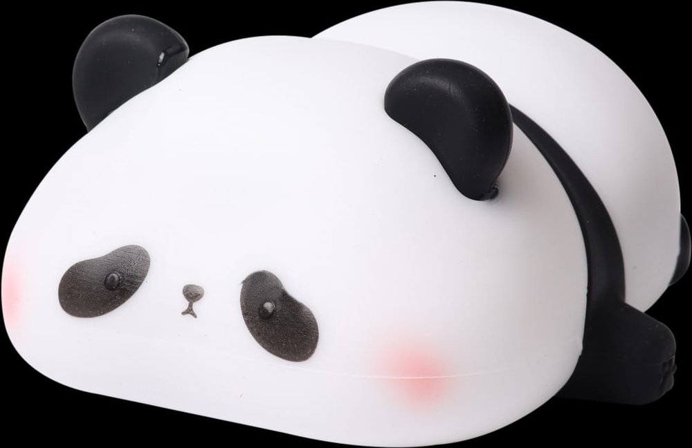 Luminária LED Panda Silicone Touch 5 Cores USB Infantil Petrin | Lgjlima Comercio