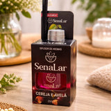 Difusor De Aromas 250ml Cereja E Avelã Com Varetas Senalar