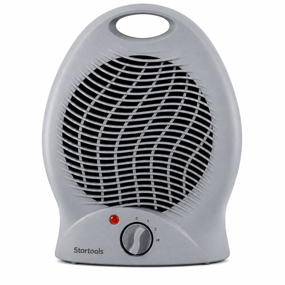 Aquecedor Elétrico 2000W 220V Portátil Cinza Quarto Sala Startools - lgjlimacomercio