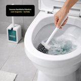 Escova Sanitária Plástico com Suporte - Sortida